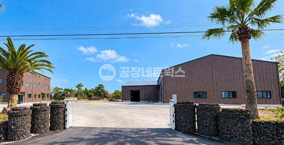 제주 제주시 조천읍 함덕리 제주 신축 철골가공공장 매매 물류창고급매 호이스트 6대와 3층 기숙사까지 갖춘 제조시설 매매 매물번호 12021 사진 1